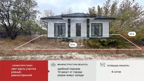 Участок в Крым, Симферопольский район, Урожайновское с/пос, Василек ...