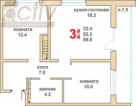 2-к кв. Свердловская область, Верхняя Пышма Гранд Успенский жилой ...