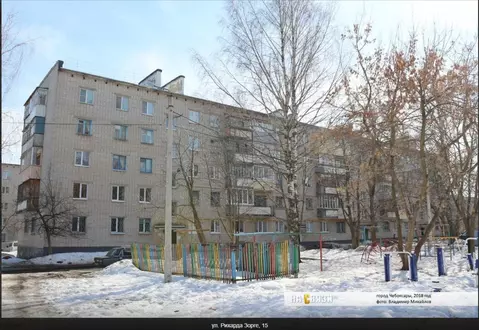 Свободной планировки кв. Чувашия, Чебоксары ул. Рихарда Зорге, 15 ...