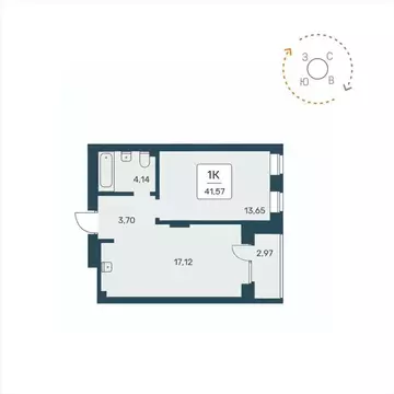 1-к кв. Новосибирская область, Новосибирск ул. Авиастроителей, 3/1 ...