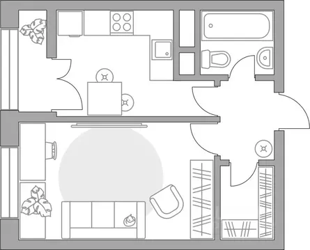 1-к кв. Московская область, Балашиха 39-й мкр, Пехра жилой комплекс, ...