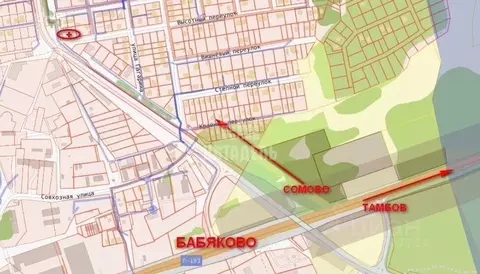 Участок в Воронежская область, Новоусманский район, с. Бабяково ...