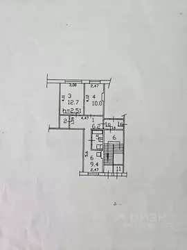 2-к кв. Иркутская область, Иркутск ул. Розы Люксембург, 295 (43.7 м)