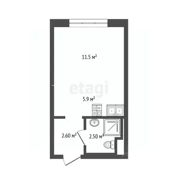 Студия Москва Люблинская ул., 72Ак1 (23.5 м)