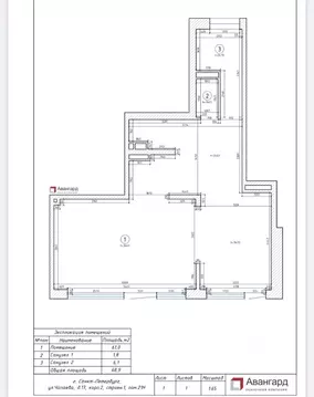 Помещение свободного назначения в Санкт-Петербург ул. Чапаева, 17к2 ...