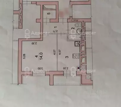 1-к кв. Волгоградская область, Волгоград ул. 70-летия Победы, 31 (30.0 ...