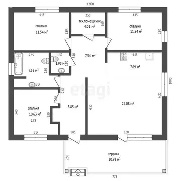 Участок в Тюменский муниципальный округ, деревня Елань, КП Австралия ...