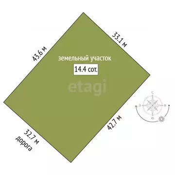 Участок в Владимирская область, Меленковский муниципальный округ, д. ...