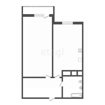 1-к кв. Ярославская область, Ярославль ул. Дядьковская, 3К2 (39.0 м)