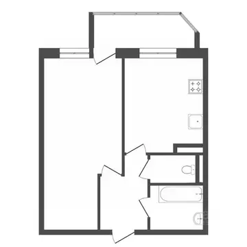 1-к кв. Тюменская область, Тюмень ул. Николая Чаплина, 113 (34.8 м)