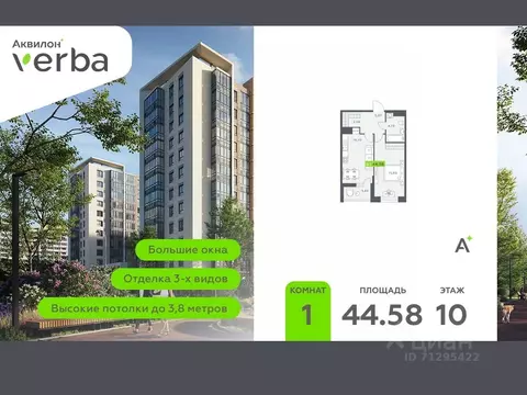 1-к кв. Ленинградская область, Всеволожский район, Заневское городское ...