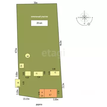 Дом в Воронежская область, Борисоглебский городской округ, с. Третьяки ...