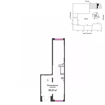 Торговая площадь в Тюменская область, Тюмень ДОК мкр, ул. Ярославская, ...