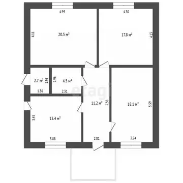 Дом в Тюменская область, Тюмень СОСН Изыскатель тер., ул. Солнечная ...