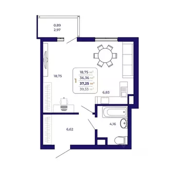 1-к кв. Башкортостан, Уфа Затон-Восточный жилрайон, Паруса жилой ...