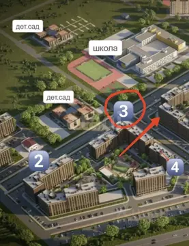 Студия Адыгея, Майкоп Степная ул., 2лит1 (23.46 м)