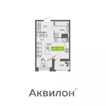 Студия Архангельская область, Архангельск  (27.12 м)