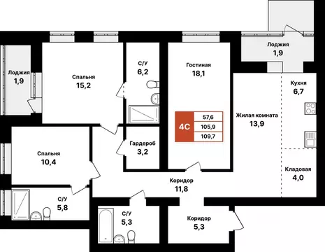 4-к кв. Башкортостан, Уфа Цветы Башкирии жилрайон, Цветы Башкирии ...