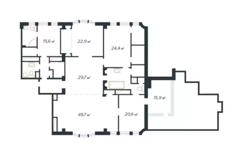 Продается 5-комнатная квартира