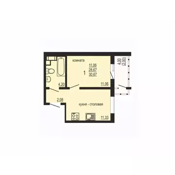 1-к кв. Челябинская область, Челябинский городской округ, пос. ...