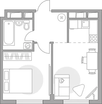 2-к кв. Московская область, Красногорск Опалиха мкр, Аникеевский жилой ...