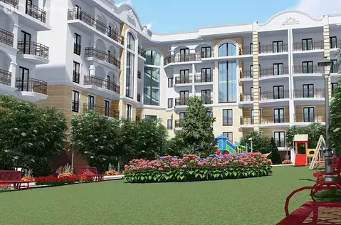 Квартира-студия: село Мысхако, Счастливый переулок, 26 (48.6 м)