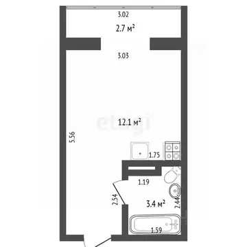 Студия Тюменская область, Тюмень Интернациональная ул., 199к4 (15.7 м)