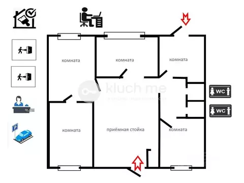 Офис в Москва Братиславская ул., 19К2 (110 м)