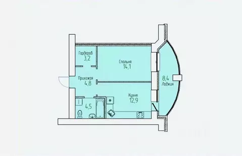 1-к кв. Кировская область, Киров Мурашинский проезд, 7 (43.7 м)
