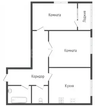 2-к кв. Ярославская область, Ярославль просп. Машиностроителей, 12 ...