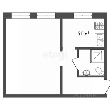 1-к кв. Владимирская область, Муром ул. 30 лет Победы, 9 (32.2 м)