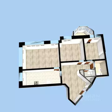 3-к кв. Башкортостан, Уфа Бакалинская ул., 19 (75.9 м)