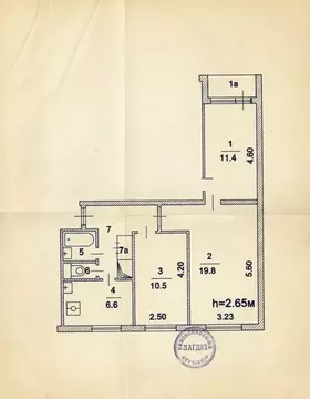 3-к кв. Москва Чертановская ул., 64К2 (58.3 м)