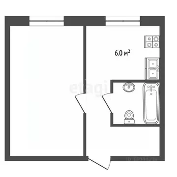 1-к кв. Владимирская область, Муром д. Пестенькино, ул. Центральная, ...