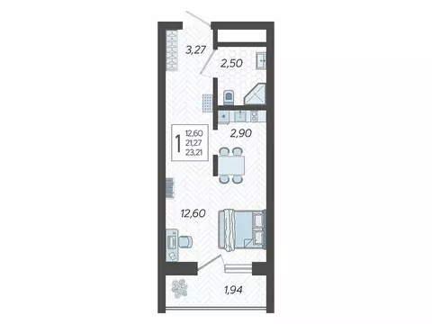 Квартира-студия: Сочи, микрорайон Бытха, Ясногорская улица, 16/2к2 ...