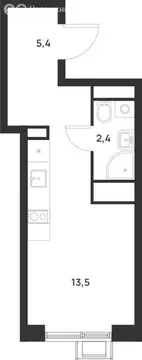 Квартира-студия: Москва, НАО, район Коммунарка, улица Разведчика Дейча ...