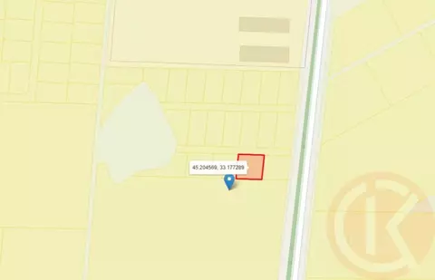 Участок в Крым, Сакский район, с. Молочное  (6.0 сот.)