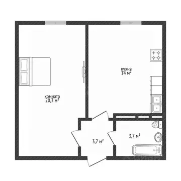 1-к кв. Адыгея, Тахтамукайский район, Старобжегокайское с/пос, Новая ...