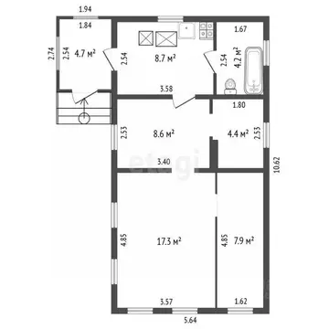 Дом в Саратовская область, Балашовский район, Родничковское ...