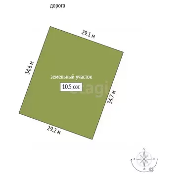 Участок в Нижегородская область, Выкса городской округ, Шиморское рп ...