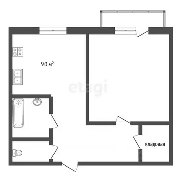 1-к кв. Ямало-Ненецкий АО, Муравленко Молодежная ул., 40 (47.4 м)