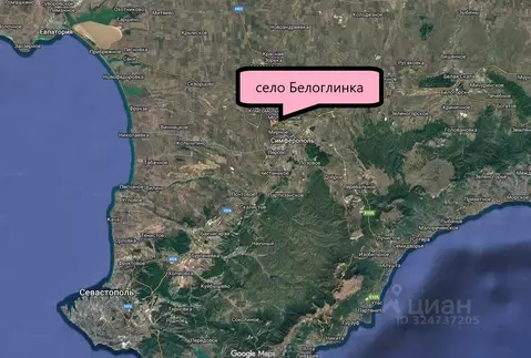 Участок в Крым, Симферопольский район, Мирновское с/пос, с. Белоглинка ...