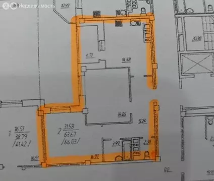2-комнатная квартира: Брянск, Московский проспект, 68 (64.7 м)