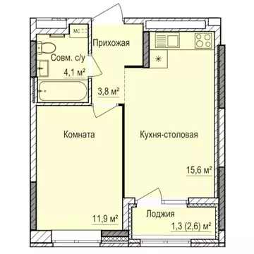 1-к кв. Удмуртия, Ижевск Буммаш жилрайон, Покровский жилой комплекс ...