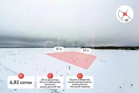 Участок в Тюменская область, Тюмень Микрорайон мыс,  (6.82 сот.)