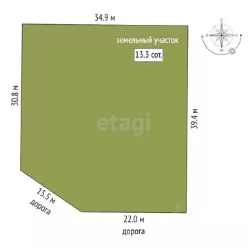 Участок в Ростовская область, Азов Азовский район, Соловьиный пер. ...