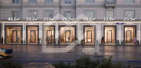 Торговая площадь в Москва 1-я Тверская-Ямская ул., 11 (30 м)