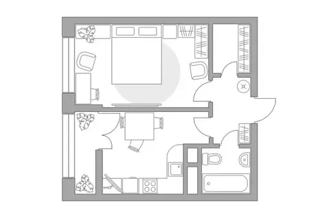 1-комнатная квартира: Балашиха, 39-й микрорайон, жилой комплекс Пехра, ...