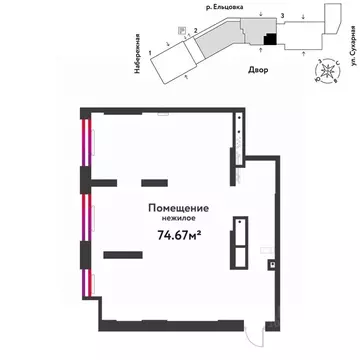 Торговая площадь в Новосибирская область, Новосибирск Сухарная ул., ...