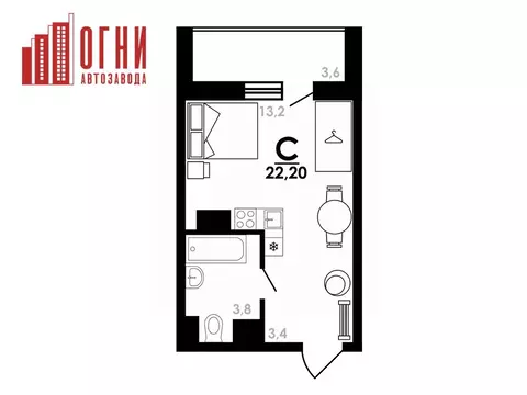 Студия Нижегородская область, Нижний Новгород Коломенская ул., 8к4 ...